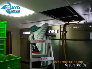 台北市醫療大樓廚房 空調清潔保養 (7)