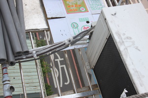 新北市三重住家分離式冷氣外牆補漏水 (3)